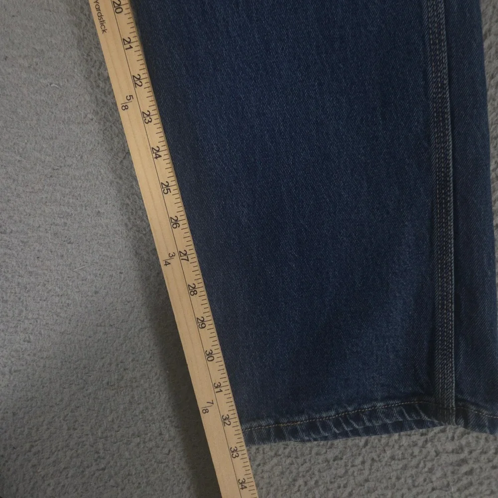 Lee Jeans Men 33x34 Blue Legendary Workwear Carpenter Straight Leg Utility Y2K